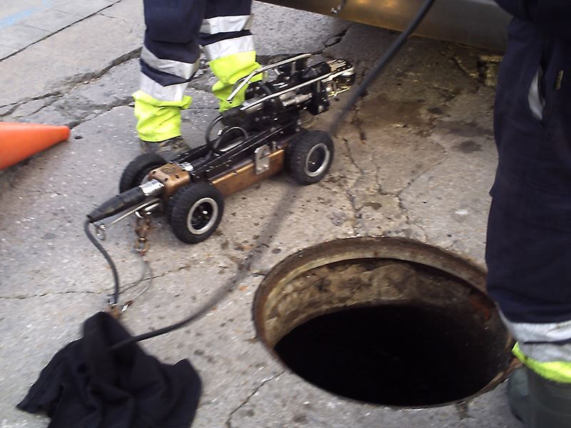 camara de inspección de tuberías en Barcelona diámetro medio